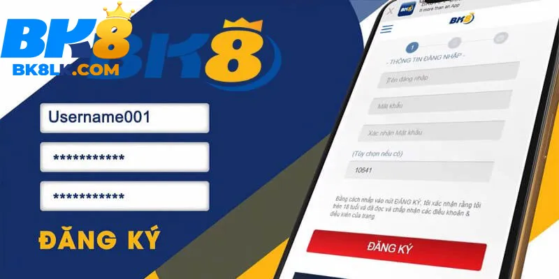 Hướng dẫn cách đăng ký BK8 dễ hiểu tại sảnh game