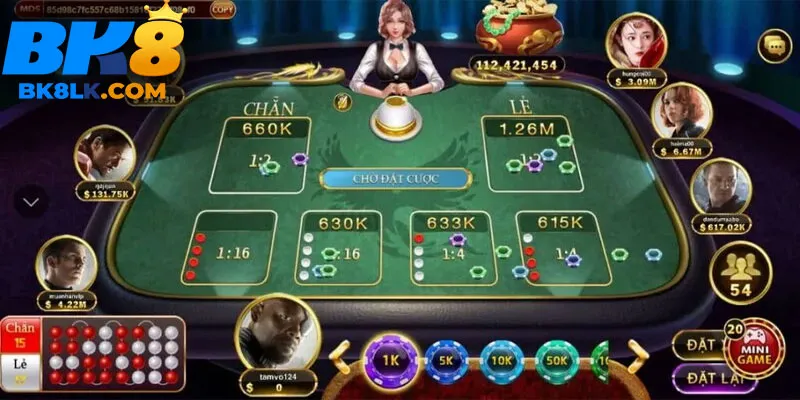 Trường hợp phổ biến trong game xóc đĩa đổi thưởng BK8